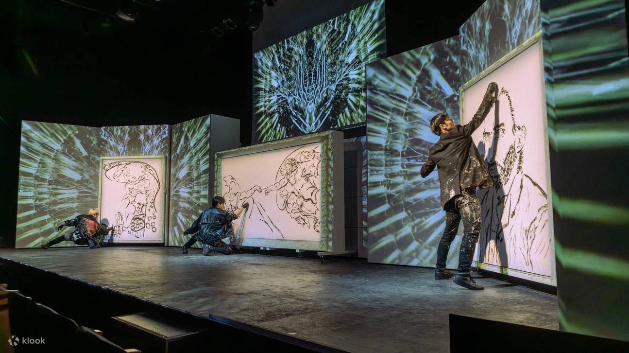 Enjoy a new concept of live drawings with 3D visual effects, exciting dance, and cheerful comedy art performance that combines