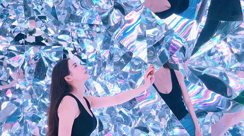 Like being in a diamond